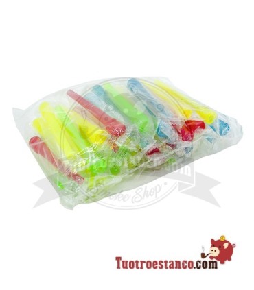 Ugelli Narghilè lunghi in plastica 8,5cm Confezione 50 Pz