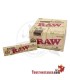 King size slanke organische ruwe papieren hoes met 110 mm tips
