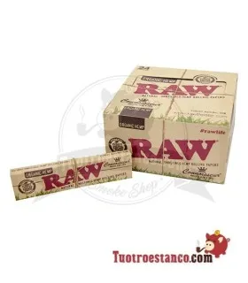 Cas du papier Cru Biologique King Size Slim 110mm + Conseils - 24 livrets