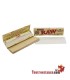 King Size Slim Organic Raw Paper 110 mm + Tips