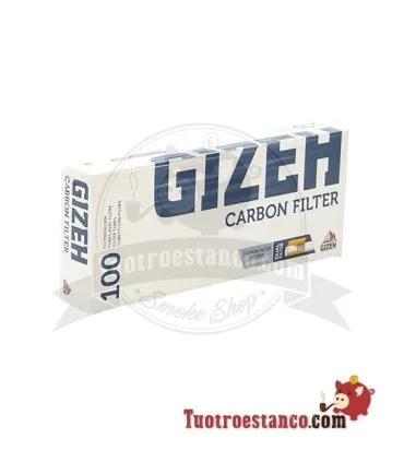 Tubos Gizeh Carbón - 1 cajita de 100 unidades