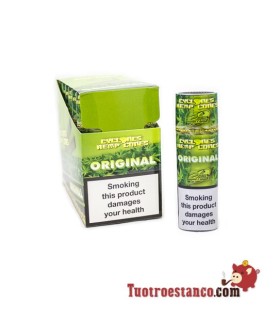 Papel Cono Cyclone de cañamo 2u Original - 12 blisters