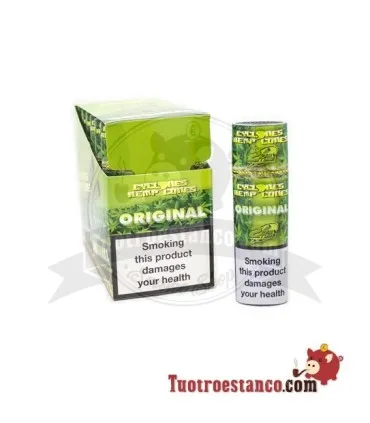Papel Cono Cyclone de cañamo 2u Original - 12 blisters