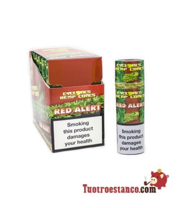 Red Alert 2u Cono di Canapa cyclone Carta - 12 blister