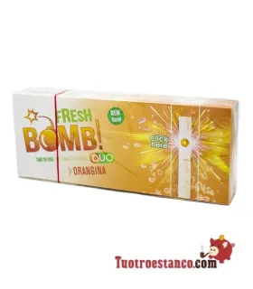 Tubos Fresh Bomb! Orange – 1 Kiste mit 100 Röhren