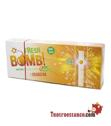 Tubos Fresh Bomb! Orange – 1 Kiste mit 100 Röhren