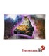 Vassoio di vetro DJ Cat 26x16 cm
