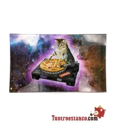 Vassoio di vetro DJ Cat 26x16 cm