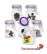 Glass jar hermetico Juicy 80 ml