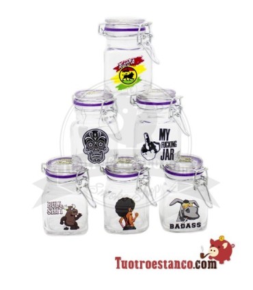Airtight glass jar juicy Small 80 ml