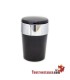 Aschenbecher Auto Silber und Schwarz mit LED