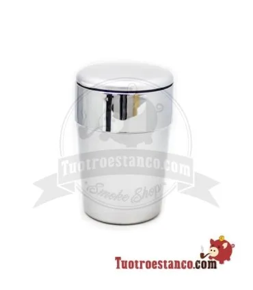 Silver and Black LED Car Ashtray