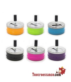 Push Type Ashtray Model Colorfull
