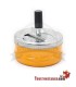 Push Colorfull cendrier couleur orange.