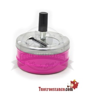 Cenicero Push Colorfull color rosa.