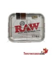 Raw Silver Metal Tray 34 x 27.5 cm