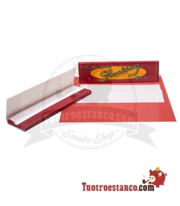 Smoking Kingsize-Papier in Rot