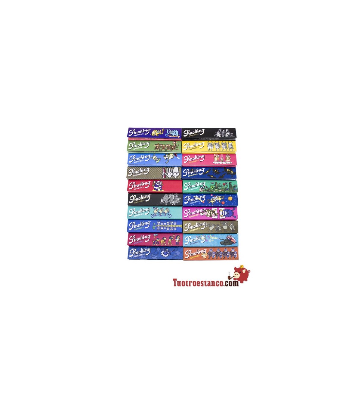 Smoking King Size Papers Kukuxumusu Slim 10.Pack a 33.Blatt 8,49€ inkl.Versand! 
