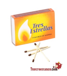 Fosforo di legno Tre stelle 1 unità