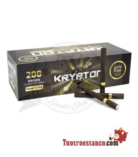 Rohre Krypton 1 schachtel 200 Braun Gold Ring