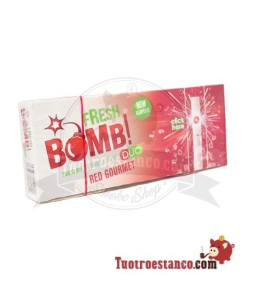 Tubes Fresh Bomb! Fraise - 1 boîte de 100 tubes