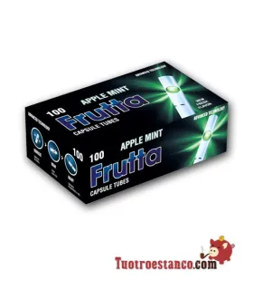 FRUTTA Tubes -Menthol Apple- Capsule 1 box of 100 units