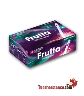 Tubes FRUTTA - Blackberry et Mint - avec capsule 1 boîte de 100 unités