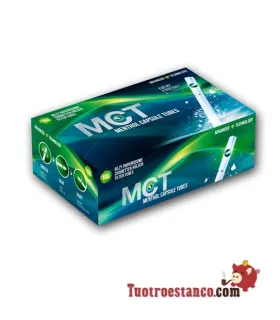 Tubes MCT Menthol avec capsule, 1 boîte de 100 unités