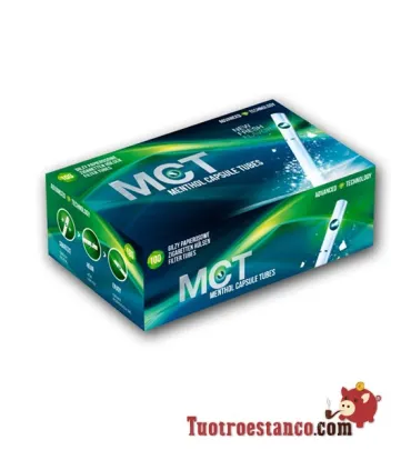 MCT Menthol Tubes with capsule 1 box of 100 units