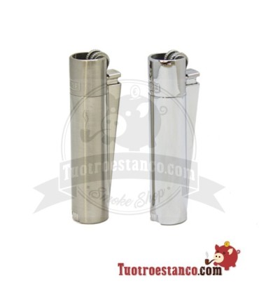 Clipper Metálico Plata + Estuche Metálico