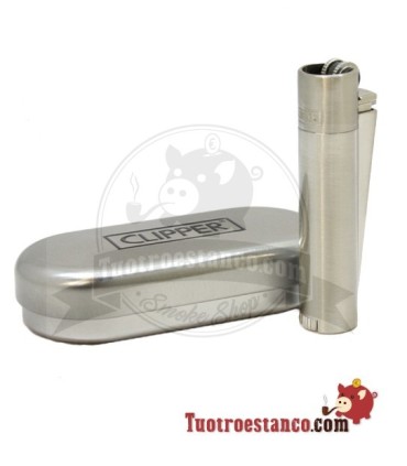 Clipper argento metallico + cassa metallica