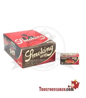 Papier Tuxedo marron rouleau de 4 mètres, caisse de 24 rouleaux.