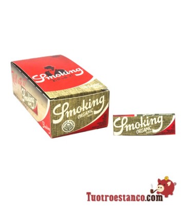 Papel Smoking Orgânico No. 8 70 mm - 50 livretos