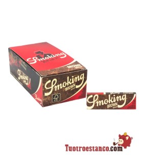 Cartine Smoking Brown Senza Cloro Sigarette Corte Singole Da 50 LIBRETTI