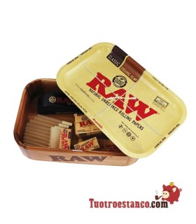 Boîte en bois RAW boîte de cache