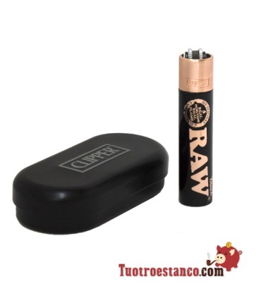 Clipper metálico Raw + estuche clipper