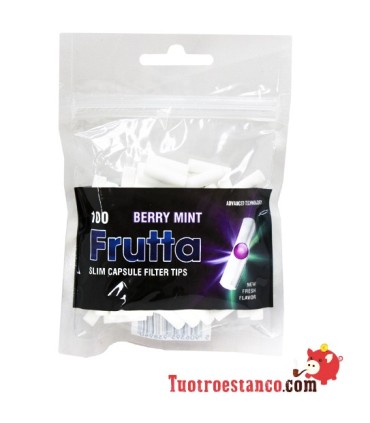FRUTTA -Berry Mint- filtres 6mm avec capsule 100 unités