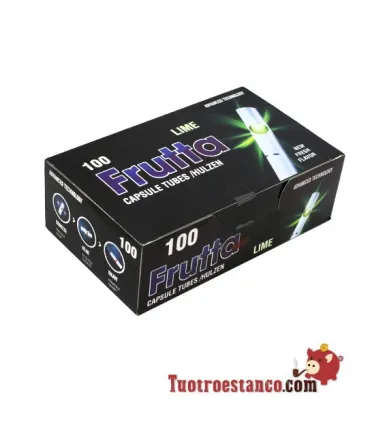 FRUTTA - Tubes Lima - avec capsule, 1 boîte de 100 unités
