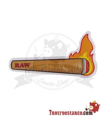 Sticker Raw Fire cone