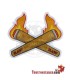 Adesivo croce a cono Raw Fire 2