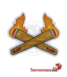 Raw Fire 2 Kegelkreuzaufkleber