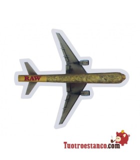 Raw Flugzeug-Aufkleber