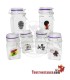 Sappige luchtdichte glazen pot 280 ml