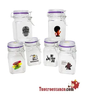 Pot en verre hermétique juteux 280 ml
