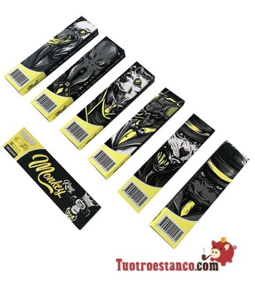 King Size Green Fluo Pack Monkey 110mm + Filtres