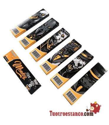 King Size Green Fluo Pack Monkey 110mm + Filtres
