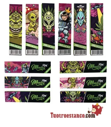 Monkey Pack King Size carta verde aliena 110 mm + Filtri
