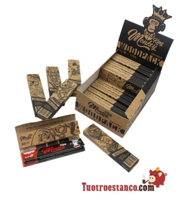 Paper Monkey Pack King Size Brown 110 mm + Filters