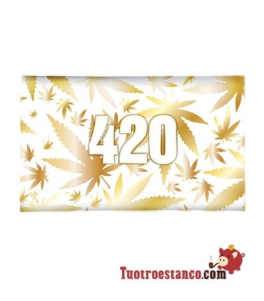 Bandeja Cristal 420 Gold 26x16 cm