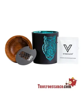 SmartStash V Syndicate Medium Owllusion Glasgefäß